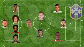 El espectacular XI de ausencias de Brasil para el Mundial