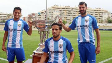 01/08/17 MALAGA PRESENTACION DEL TROFEO COSTA DEL SOL  Recio, Rosales y Miguel Torres