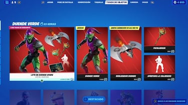 El Duende Verde (Spider-Man) llega a Fortnite como skin; cómo conseguirlo