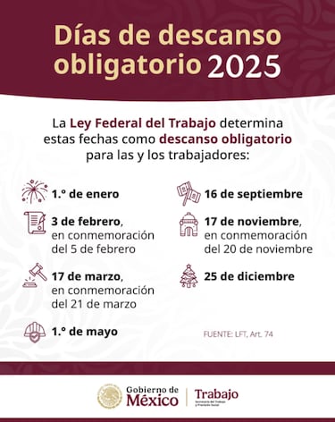 ¿El 12 de diciembre del 2025 se trabaja o es festivo obligatorio por el Día de la Virgen de Guadalupe? 