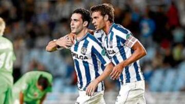 De Cerio, con Xabi Prieto.