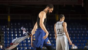 Mirotic, tras una derrota contra el ASVEL en partido de Euroliga, en el Palau Blaugrana.