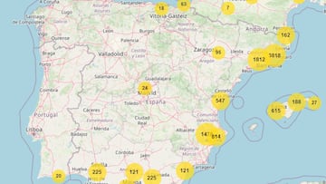 El mapa de las zonas de España donde más picaduras de mosquito tigre hay