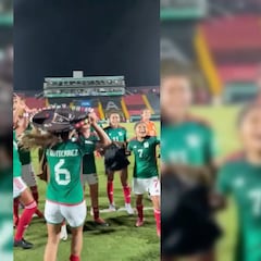 Al canto del Cielito Lindo, El Tri Femenil Sub-20 celebró su pase a Cuartos de Final
