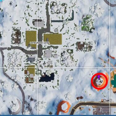 Desafío Fortnite - Baila sobre un reloj de sol, una taza de café gigantesca, y una cabeza de perro metálica gigantesca