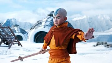 Gordon Cormier como Aang en 'Avatar: La Leyenda de Aang' (2024)