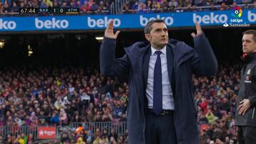 ¿Recado de Valverde a André Gomes o a la grada? "Mi p... madre, hos..."