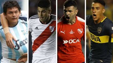 River, Independiente, Boca y Atlético Tucumán se la juegan