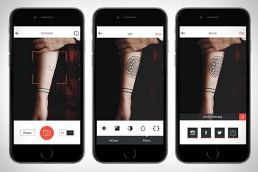 Pruébate diseños antes de hacerte un tatuaje con esta app