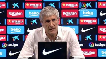 Setién: "Nos está faltando en general"