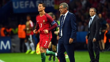 Fernando Santos: "¿El fallo de Cristiano? Prefiero no hablar"