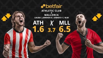 Athletic Club vs. RCD Mallorca: horario, dónde ver, pronósticos y clasificación