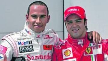 <b>CAMBIO DE CAMPEÓN. </b>Con este sistema de victorias, Massa se habría impuesto en lugar de Hamilton.