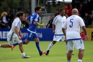 El partido entre las leyendas de la Fifa y las leyendas de Colombia se disputó este lunes 3 de octubre en la sede deportiva de la FCF.