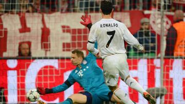Cristiano batió a Neuer.