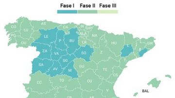 Coronavirus: ¿qué provincias entran en fase 2 y fase 3 el lunes 1 de junio?