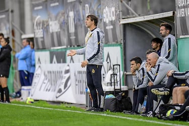 Ajustada derrota del C¨¢diz ante el Wolves de Lopetegui y Diego Costa