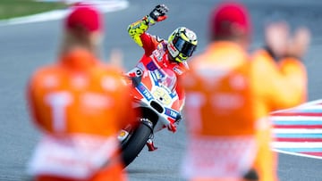 Andrea Iannone se despide de Ducati en 2016.