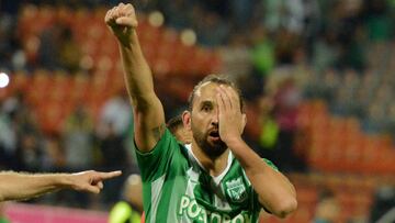 Hernán Barcos delantero extranjero de Atlético Nacional.