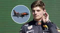 El jet privado de Max Verstappen.