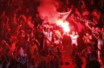 Las celebraciones del campeón