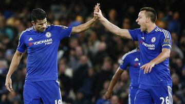 Diego Costa y Terry. 