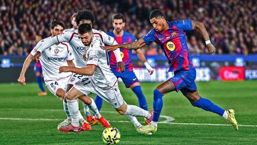 El lateral osasunista hizo un partido muy correcto. Su equipo perdió, pero él fue uno de los destacados del equipo navarro.