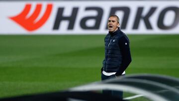 Gaizka Garitano ante el Real Madrid.