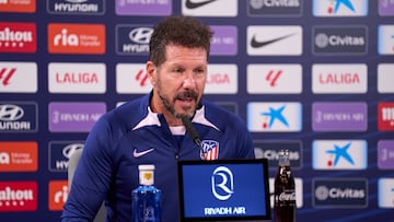 Simeone, entrenador del Atlético