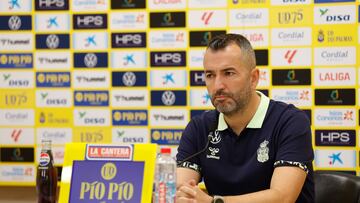 20/12/2024 FUTBOL PRIMERA DIVISION TEMPORADA 24/25 UD LAS PALMAS Rueda de prensa de Diego Martinez