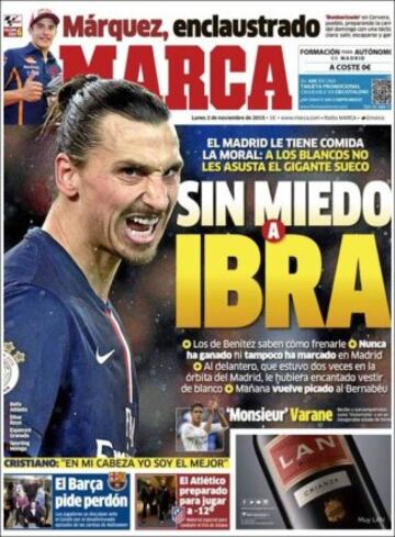 Portadas de la prensa mundial