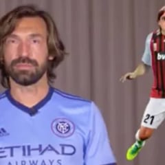 "La fuerza de Stam, el pelo de Crespo..." El futbolista perfecto según Pirlo