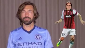 "Strength of Stam, hair of Crespo..." Pirlo designs his perfect player