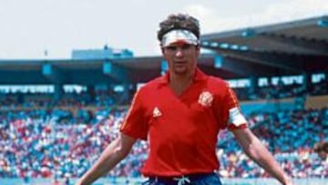 José Antonio Camacho en el mundial de México 86