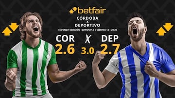 Córdoba CF vs. RC Deportivo de La Coruña: horario, dónde ver, pronósticos y clasificación