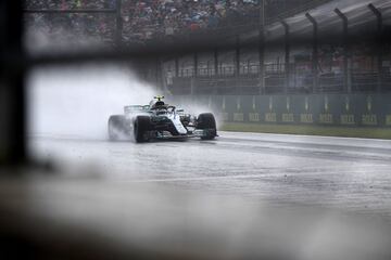 Valtteri Bottas durante el Gran Premio de Hungría. 