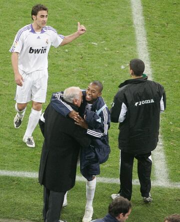 Agustín con Robinho