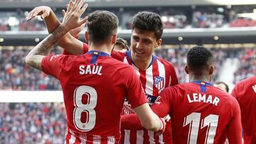 Saúl, Rodrigo y Lemar.