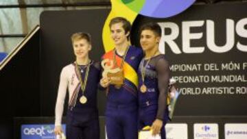 Pere Marsinyach, con el oro en combinada.