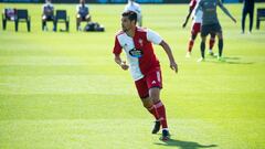 Nolito durante el partido de pretemporada contra el Pafos.