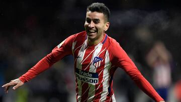 El delantero argentino del Atl&eacute;tico de Madrid, &Aacute;ngel Correa, durante un partido.