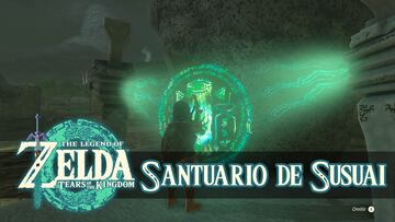 the legend of zelda tears of the kingdom nintendo switch guia santuario susuai
