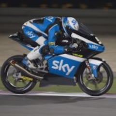 Alegría para Valentino Rossi con la pole de Romano Fenati