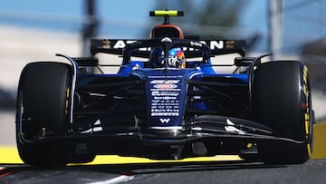 Carlos Sainz, con el Williams en Miami.