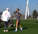 Captan la salida del entrenamiento de Benzema y Vinicius