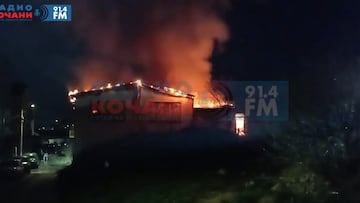 Impresionante: Así inició el incendio en una discoteca