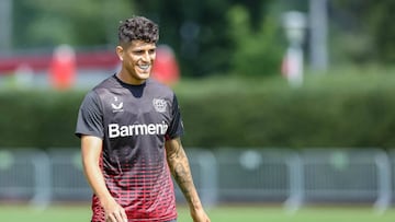 ZELL AM SEE, AUSTRIA - 16.07.2022: Piero Hincapie of Bayer 04 Leverkusen looks on during the Bayer 04 Leverkusen Pre-Season Training Session on July 16, 2022 in Zell am See, Austria. (Photo by Roland Krivec/DeFodi Images via Getty Images)