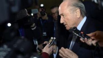 El presidente de la FIFA, Joseph S. Blatter.