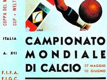 10/06/1934 Italia-Checoslovaquia. Cartel del Mundial.