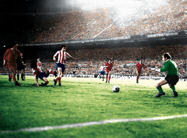 Gol de Ratón Ayala en el minuto 85, el 2-0 que hizo con la zurda, casi cayéndose. 